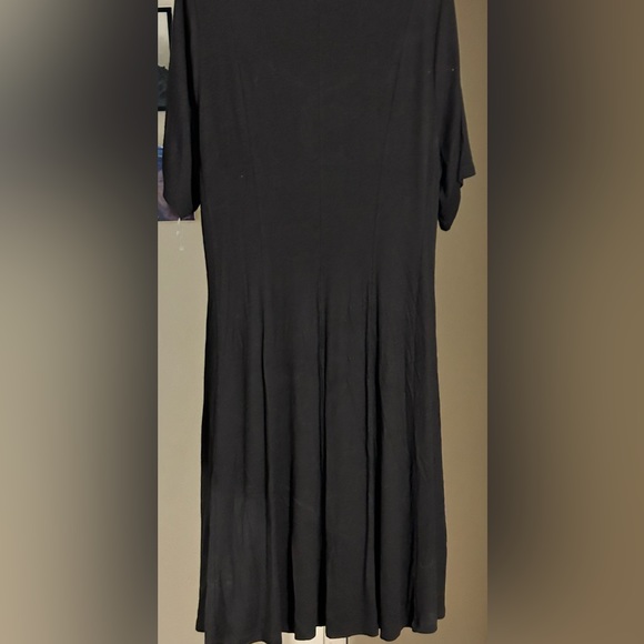 Lane Bryant Fit & Flare Short Sleeve Ribbed Dress - Picture 3 of 6